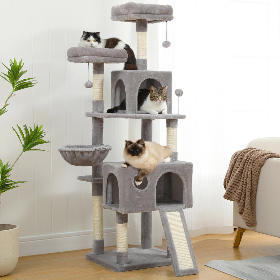 Cat Tree House - Multi-Level Activity Center
