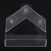Clear Glass Window Bird Feeder - Outdoor Viewing Station