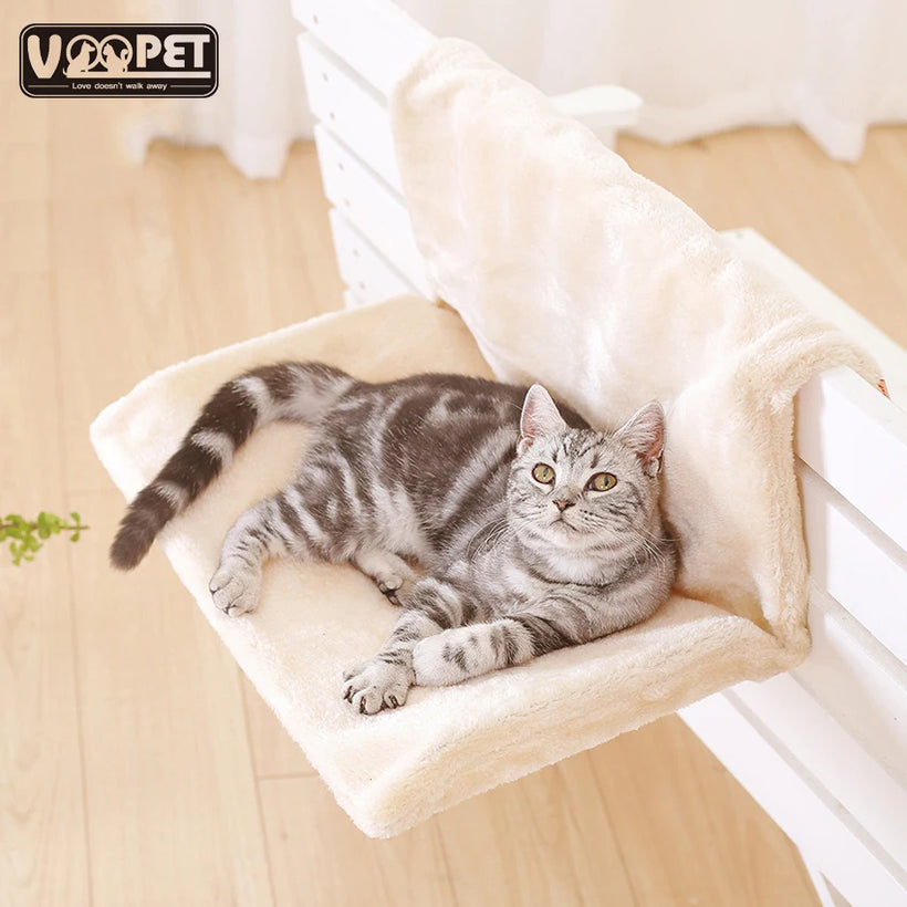 Hanging Cat Bed - Space-Saving Hammock Design