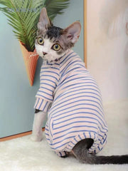 Striped Jumpsuit - Classic Pet Fashion