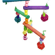 Colourful Wooden Ladder - Climbing Exercise Toy