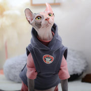 Fleece Sweatshirt Vest - Cozy Sleeveless Warmth