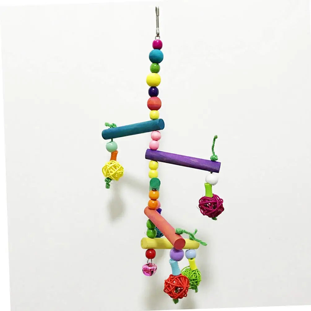Colourful Wooden Ladder - Climbing Exercise Toy