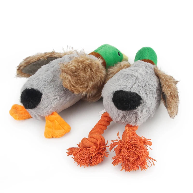 Squeaky Plush Sound Cute Chewing Toy - Soft Interactive