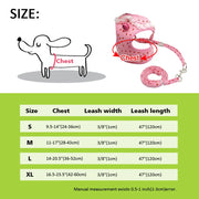 Nylon Printed Harness - Stylish Walking Gear