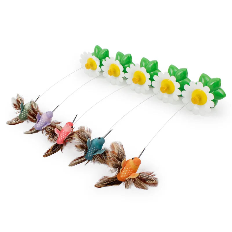 Electric Rotating Colorful Butterfly Cat Toy - Auto Play