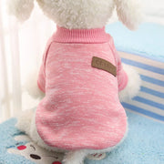 Dog's Warm Sweater - Classic Knit Comfort