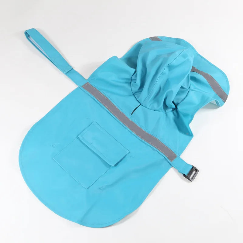 Reflective Waterproof Rain Coat with Zipper - All-Weather