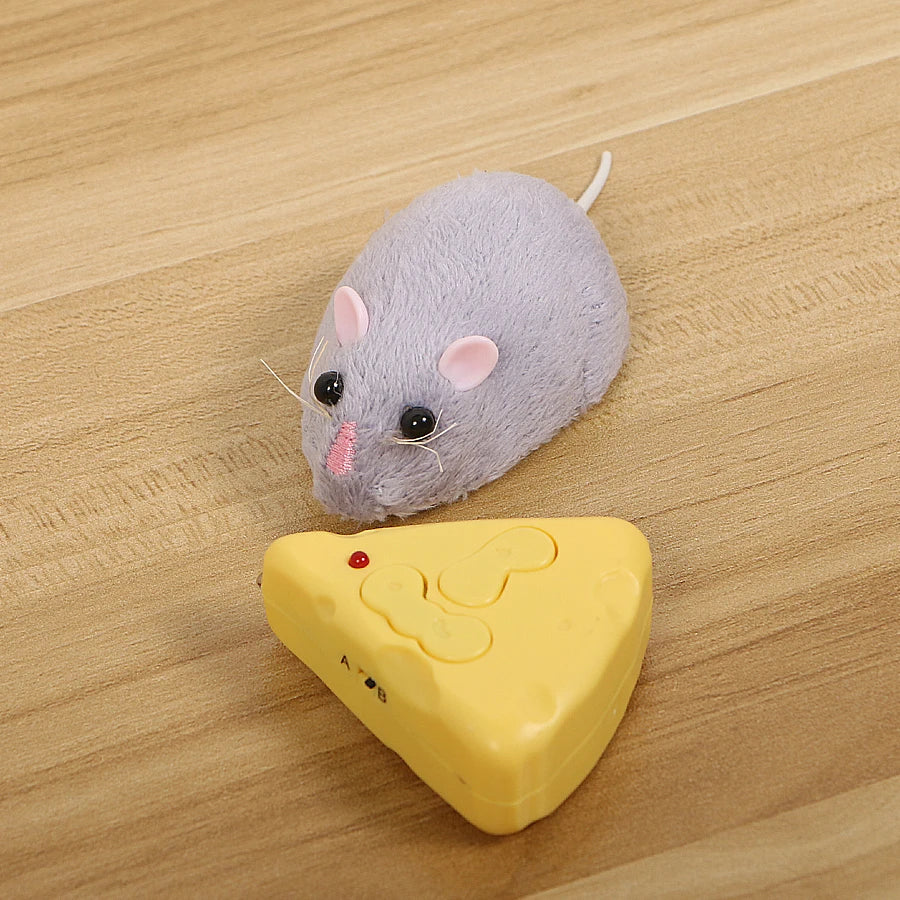Wireless Mouse Shape Toy with Remote Control - RC Cat Toy