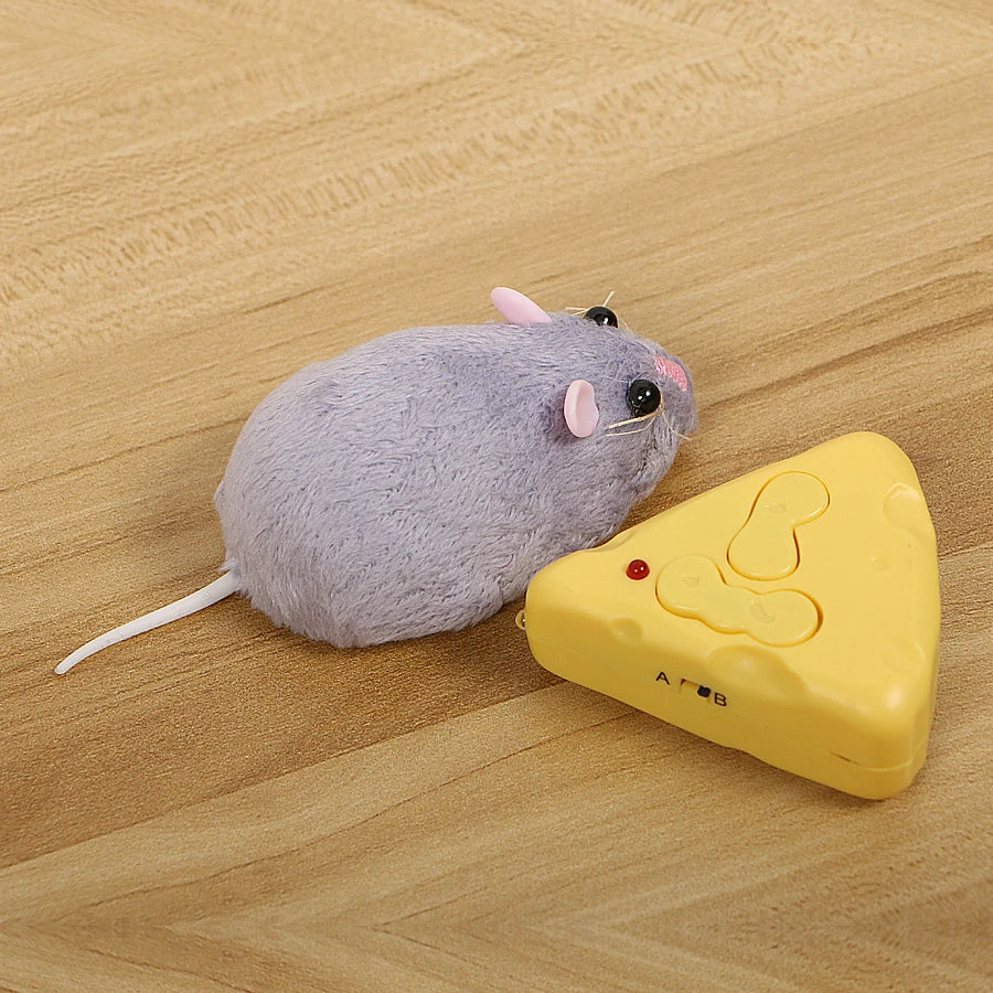 Wireless Mouse Shape Toy with Remote Control - RC Cat Toy