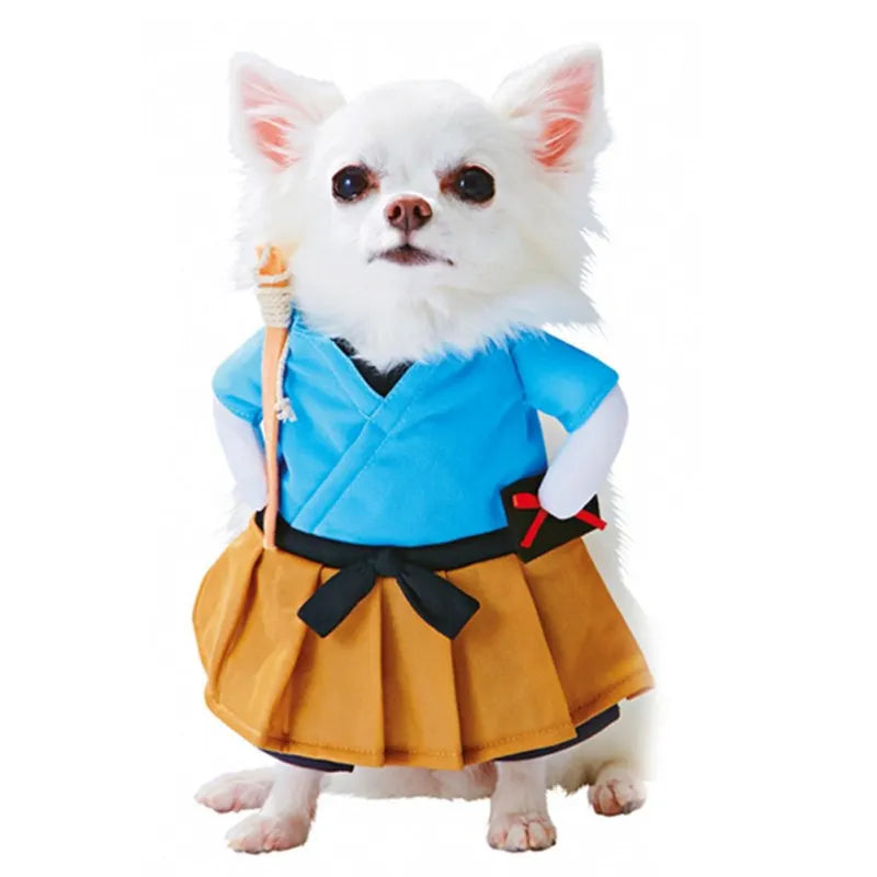 Pet Halloween Cosplay Costume Set - Festive Dress-Up