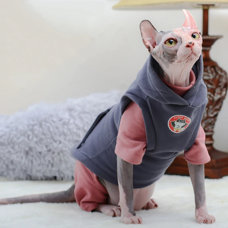 Fleece Sweatshirt Vest - Cozy Sleeveless Warmth