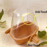 Bird Food Hanging Bowl - Suspended Feeding Dish