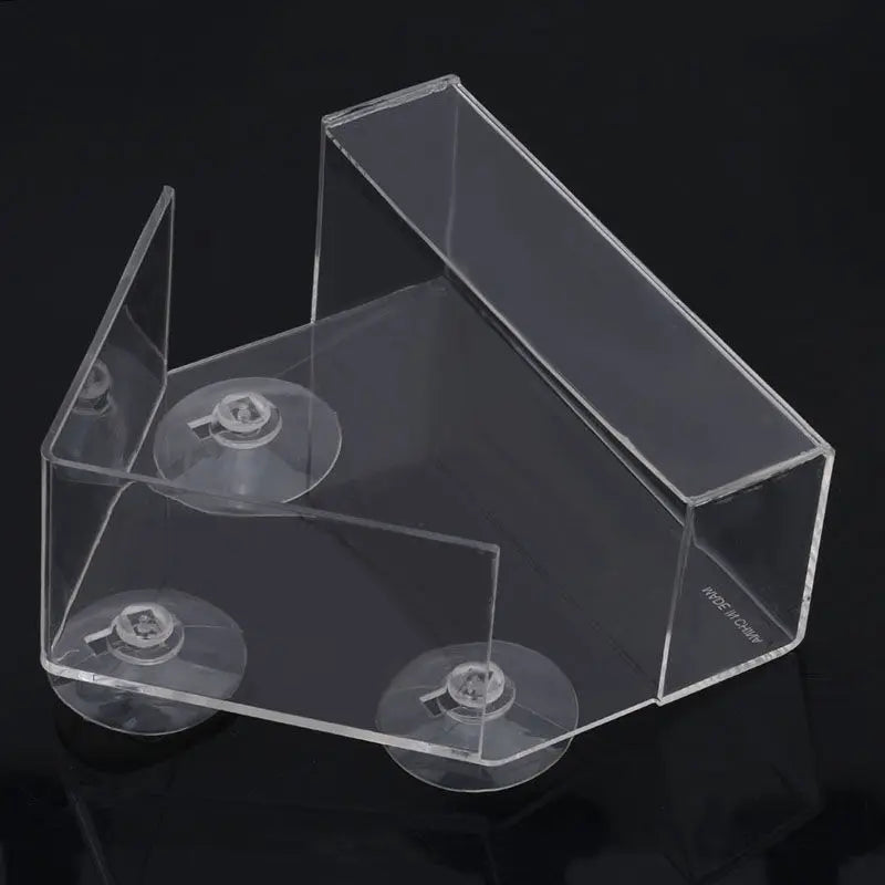 Clear Glass Window Bird Feeder - Outdoor Viewing Station