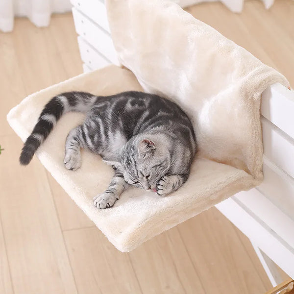 Hanging Cat Bed - Space-Saving Hammock Design