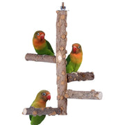 Natural Wooden Birds Perch - Healthy Foot Exercise