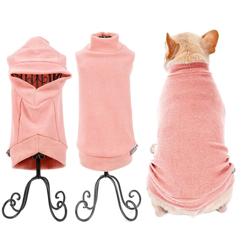 Solid Color Pet Sweater - Classic Knit Warmth