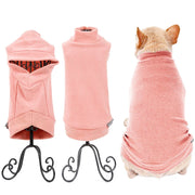 Solid Color Pet Sweater - Classic Knit Warmth