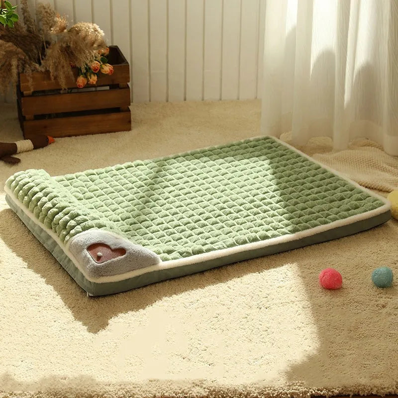 Detachable Cervical Spine Protector Pet Bed - Orthopedic