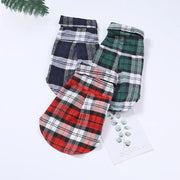 Plaid Cat Shirt - Classic Checkered Style