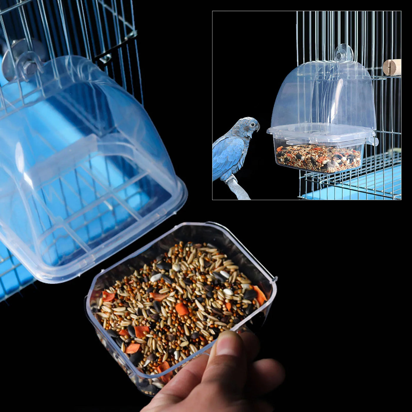 Automatic Bird Feeder - Gravity-Fed Dispenser