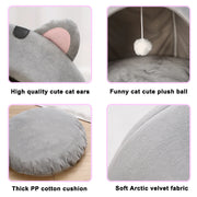 Cute Warm Cat Bed - Cozy Winter Retreat