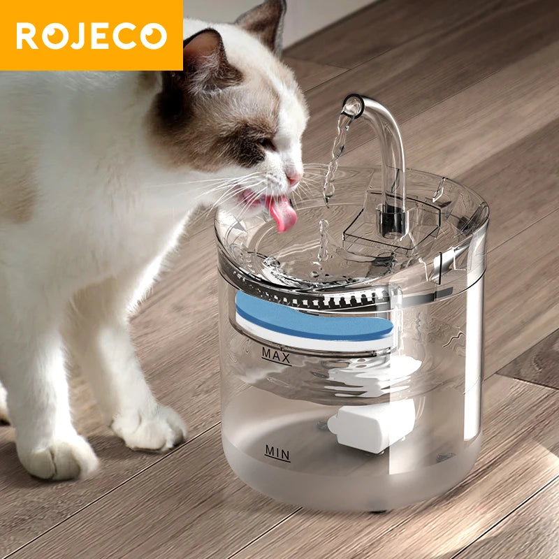 Automatic Cat Water Fountain - Fresh Flowing Water