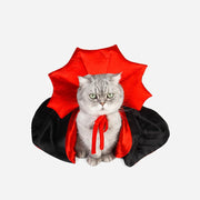 Vampire Cloak Pet Outfit - Spooky Halloween Costume