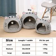 Cute Warm Cat Bed - Cozy Winter Retreat