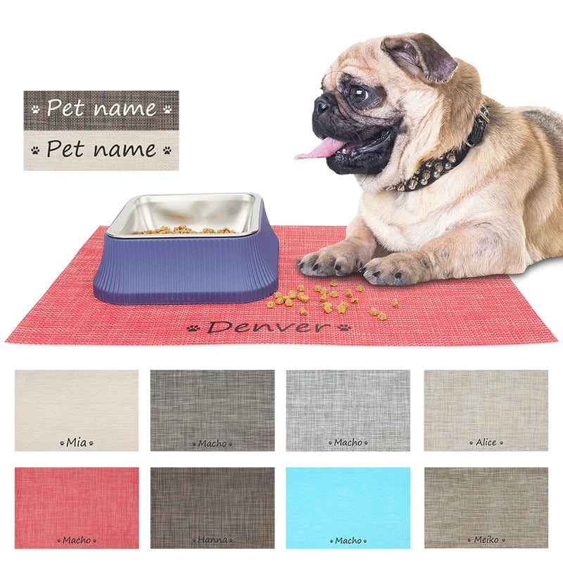 Easy To Clean Pet Feeding Mat - Waterproof Silicone