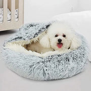 Winter Long Plush Pet Bed - Ultra-Soft Cotton Comfort