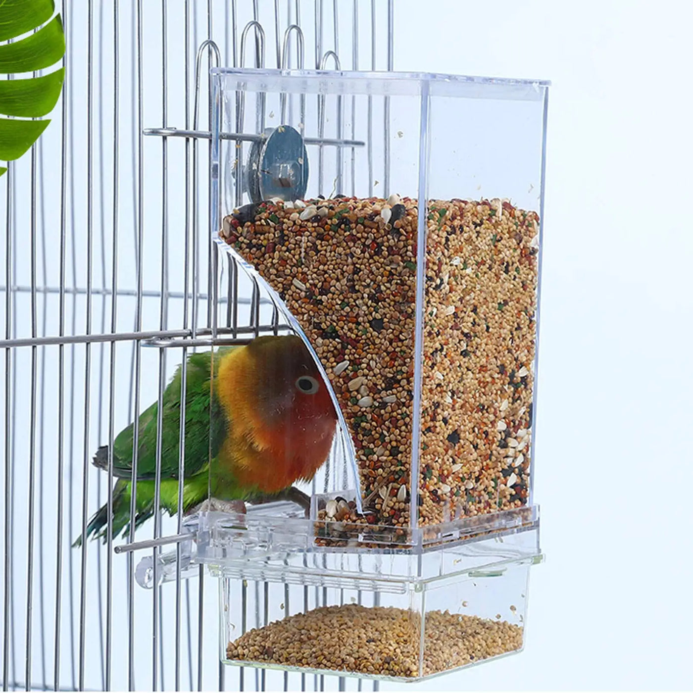 Removable Feeder for Birds - Easy-Clean Cage Bowl