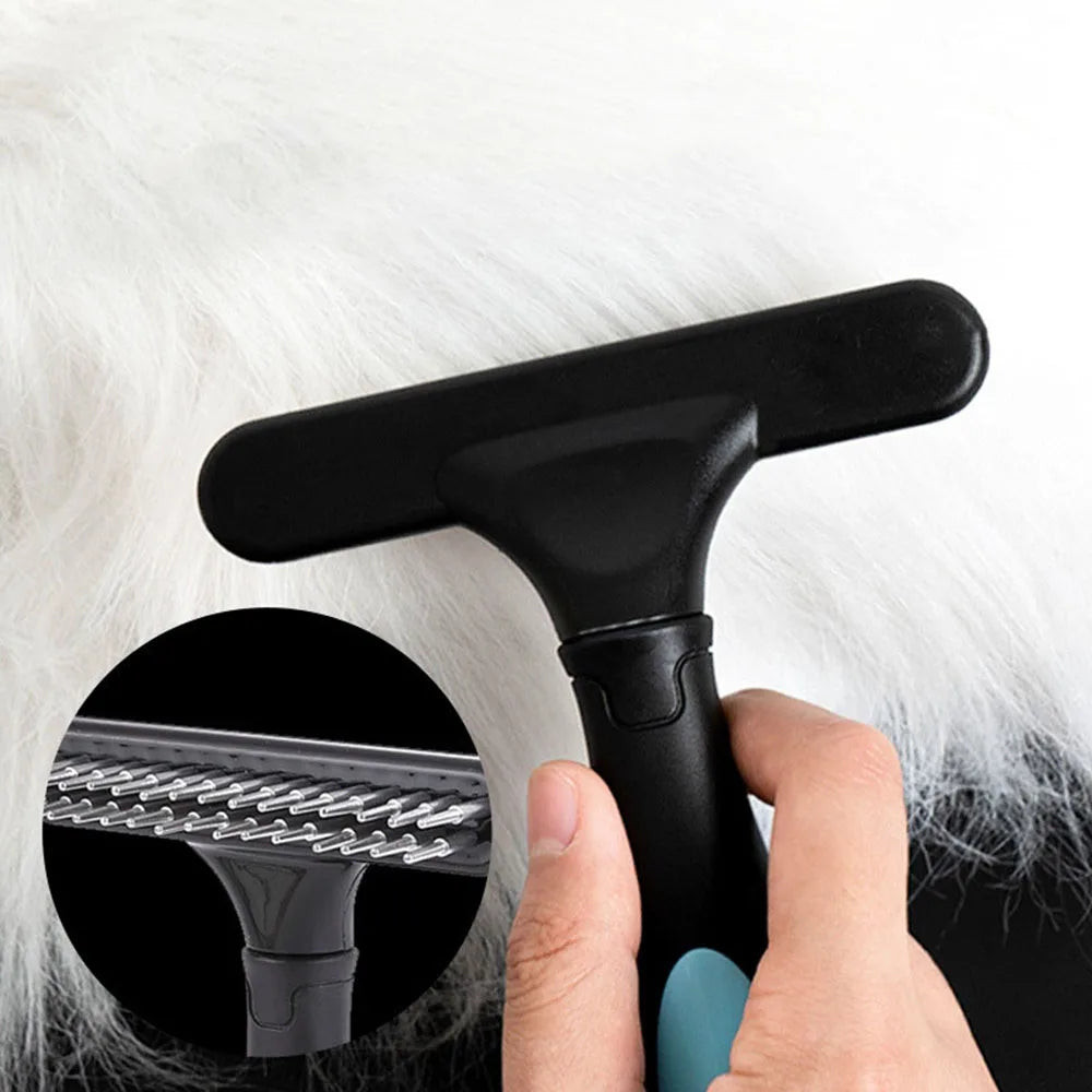 Double Row Deshedding Brush - Professional Grooming Tool