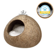 Coconut Shell Bird House - Natural Nesting Hideaway