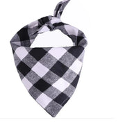Classic Red Black Plaid Bandana - Timeless Pet Accessory