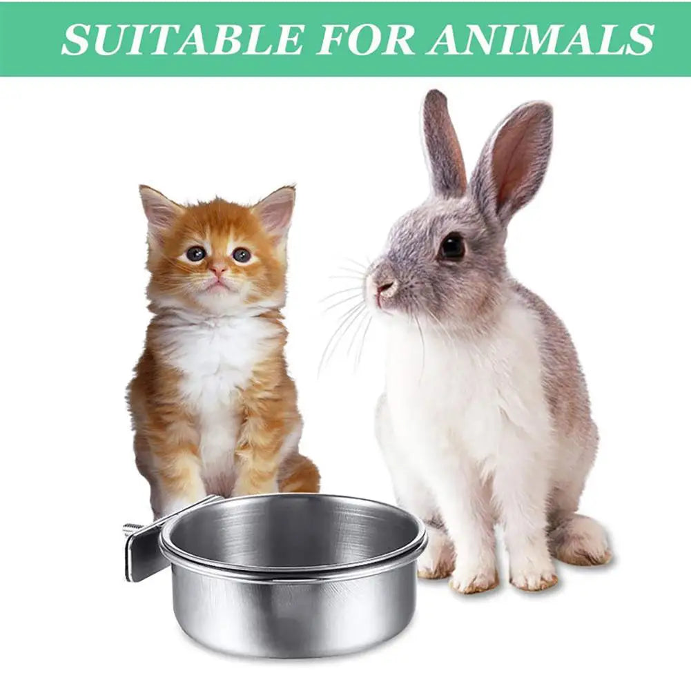 Stainless Steel Feeding Bowl - Hygienic Bird Dish