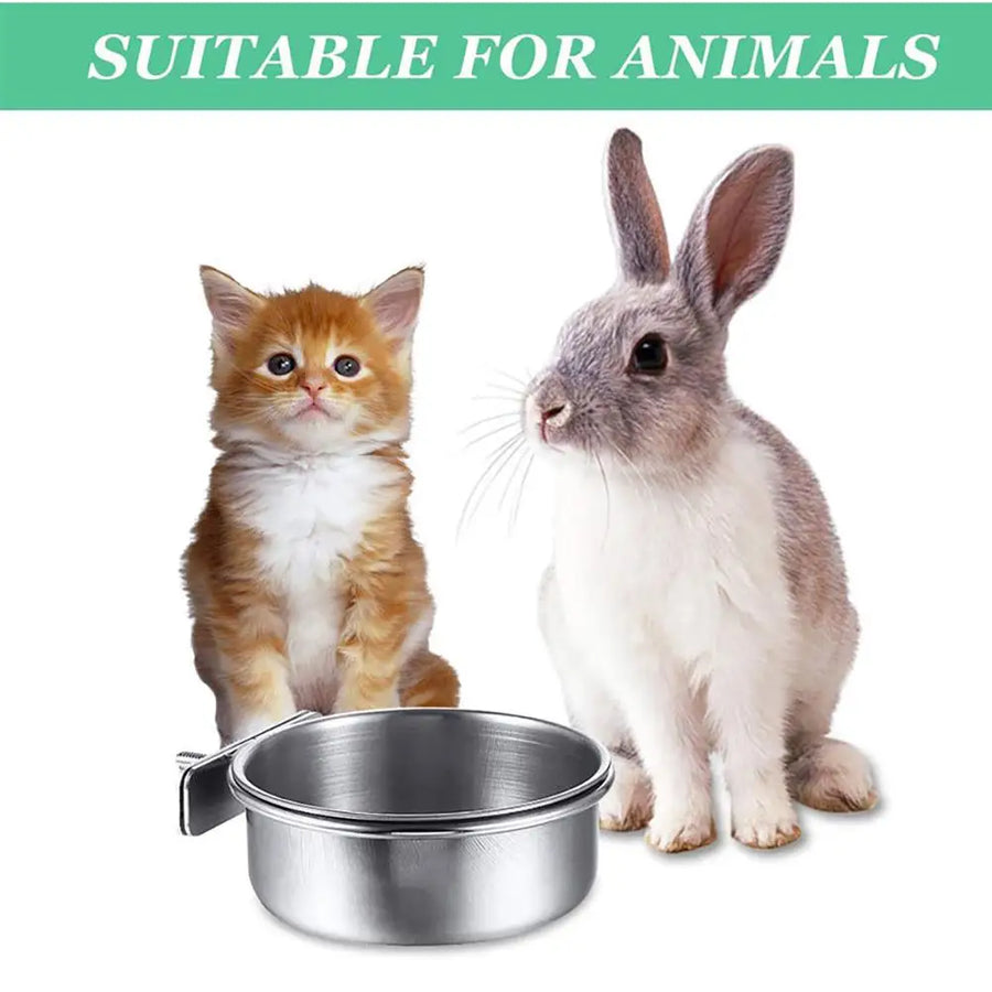 Stainless Steel Feeding Bowl - Hygienic Bird Dish