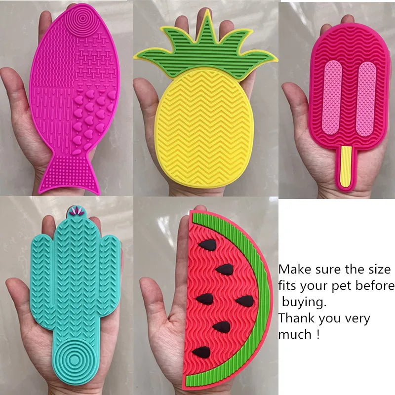 Pet Feeding Mat with Suction Cup - Secure Non-Slip