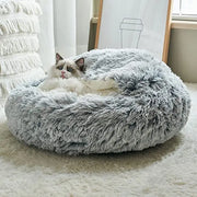 Winter Long Plush Pet Bed - Ultra-Soft Cotton Comfort