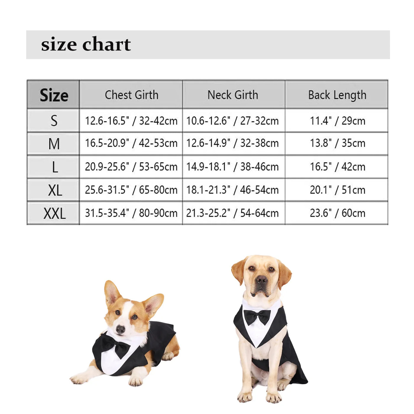 Formal Dog Tuxedo - Elegant Special Occasion Wear