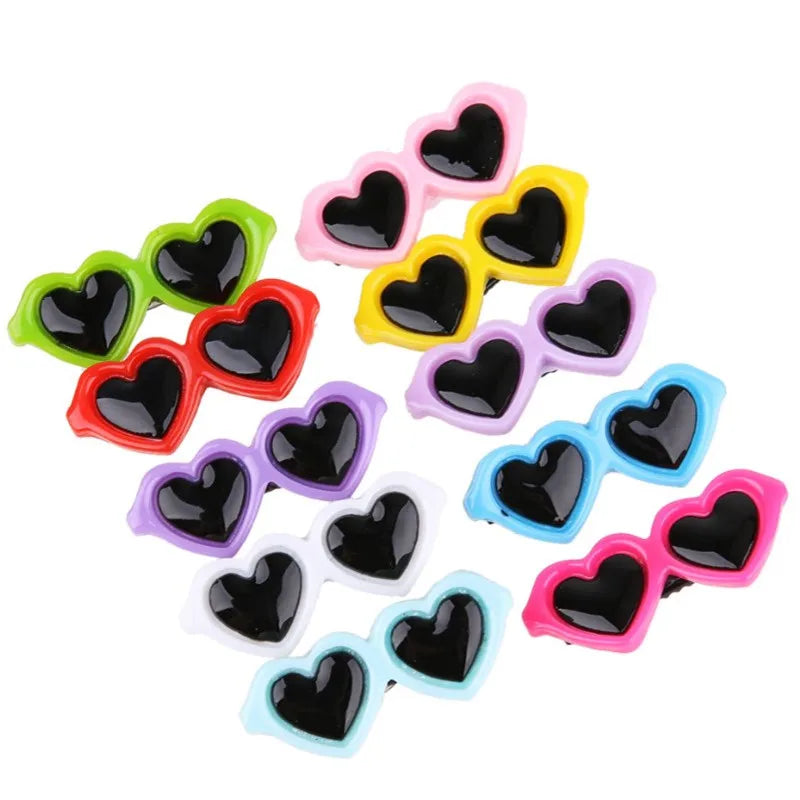 Lovely Sunglasses Hairpins - Cute Pet Hair Accessories