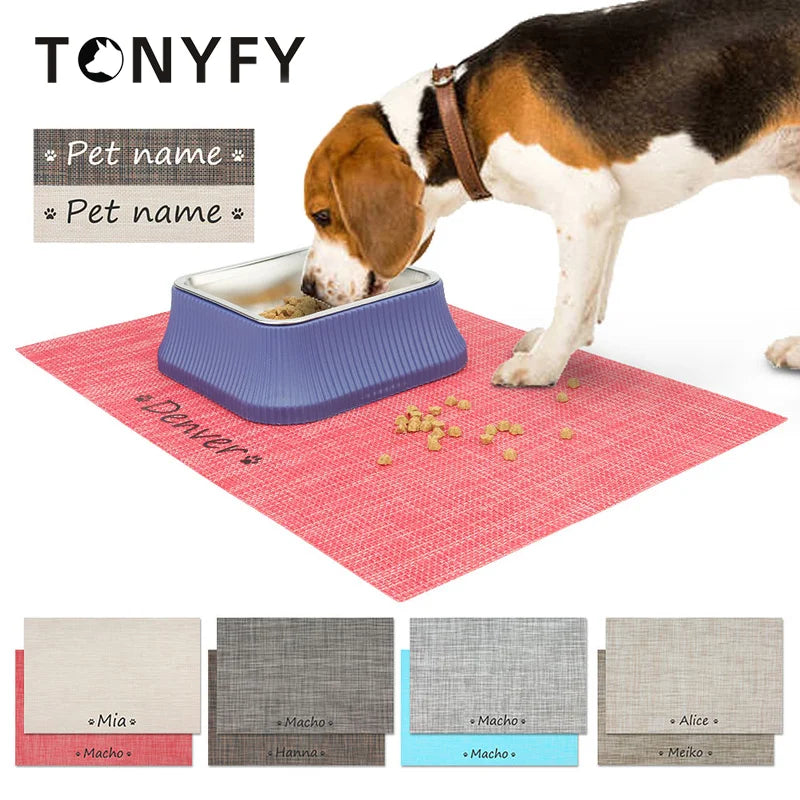Easy To Clean Pet Feeding Mat - Waterproof Silicone