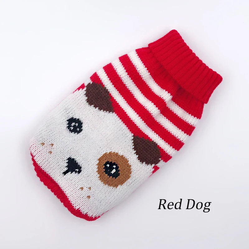 Christmas Dog Sweater - Festive Holiday Knit