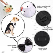 Formal Dog Tuxedo - Elegant Special Occasion Wear
