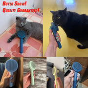 Pet Grooming Brush - Gentle Detangling & Massage