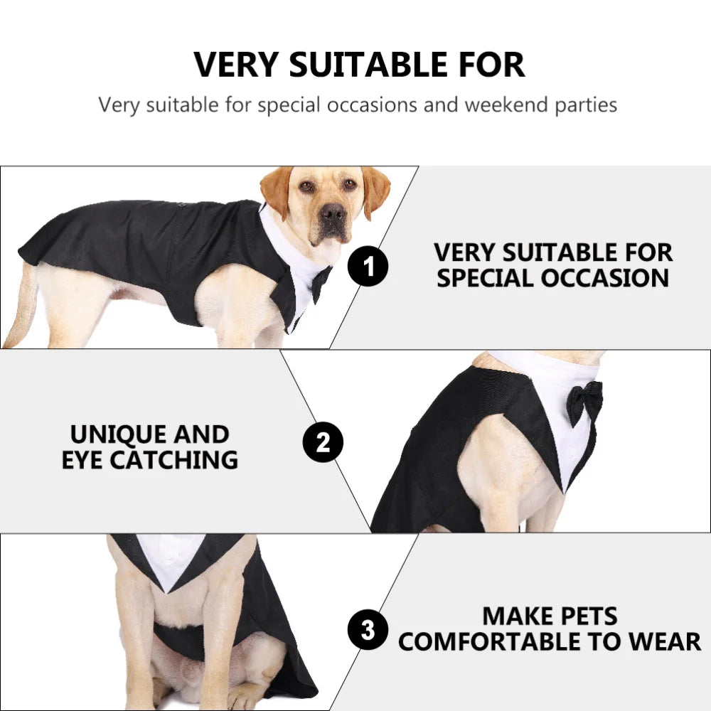 Formal Dog Tuxedo - Elegant Special Occasion Wear