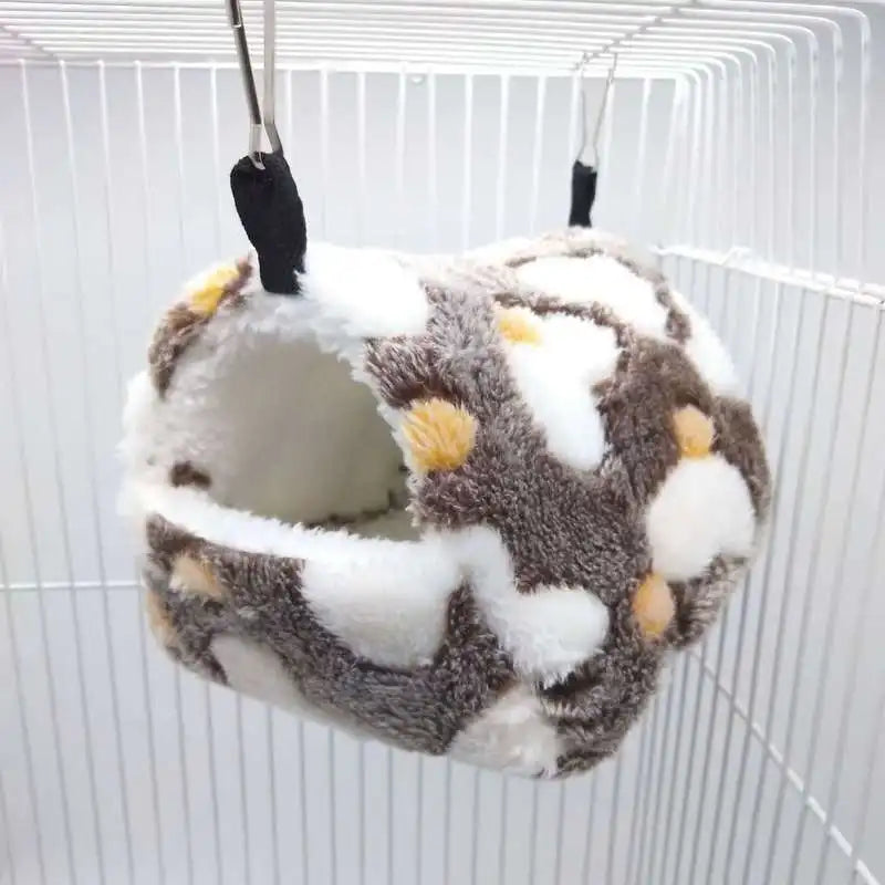 Soft & Warm Birds Hammock - Plush Hanging Bed