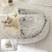 Winter Long Plush Pet Bed - Ultra-Soft Cotton Comfort