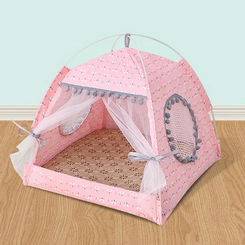 Foldable Cat House - Portable Privacy Den
