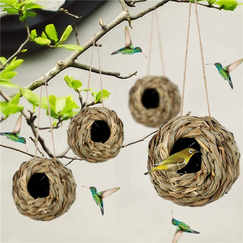 Straw Bird Nest - Natural Breeding & Roosting Nest